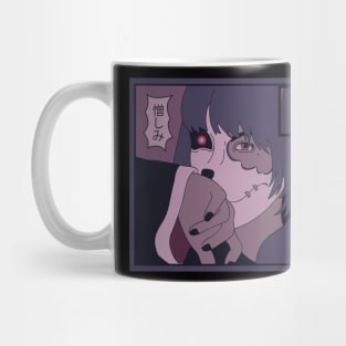 Kitsune mirror girl Mug